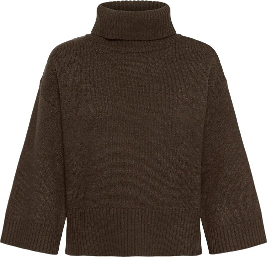 Saint Tropez Uminasz Pullover CHOCOLATE BROWN MELANGE S