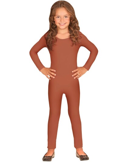Brun Bodysuit til Barn med Lange Ermer Brun Bodysuit til Barn med Lange Ermer