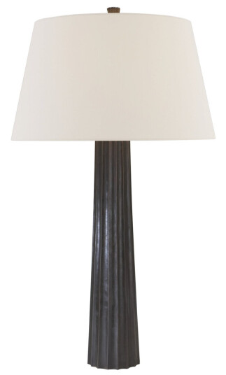 Fluted Spire bordslampa svart
