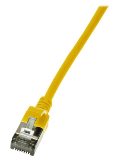 Logilink Slim U/Ftp 1,5 M Cat6a U/Ftp Stp Rj-45 Rj-45 Gult