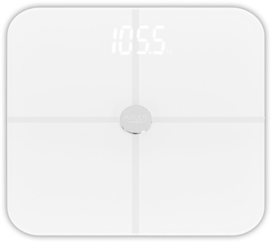 Adler AD 8187 Personvekt 180kg Hvit