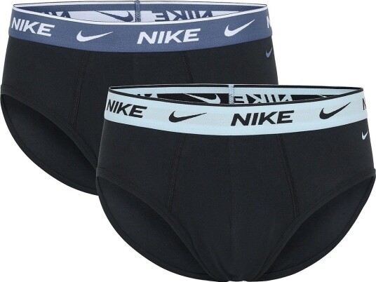 NIKE Underwear Cotton Stretch Brief 2Pk DARK GREY L