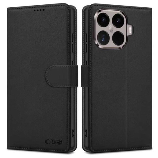 Tech Protect Xiaomi 15T Pro Lommeboketui med magnet og stativ Svart