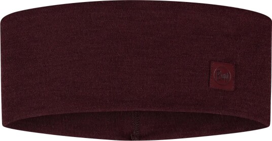 BUFF Merino Wide Headband GARNET One Size