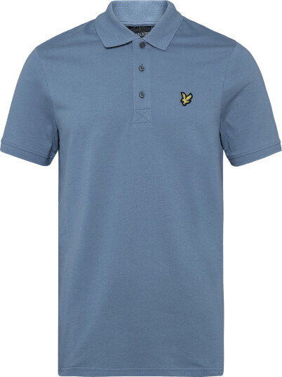 Lyle & Scott Plain Polo Shirt Blue XS