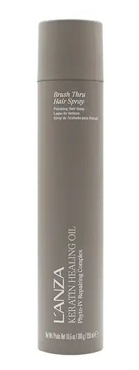 L"anza Keratin Healing Oil Brush Thru Hair Spray 350 ml