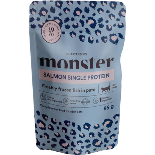 Katteposer Adult Laks 85 G X 8 Stk Porsjonsposer