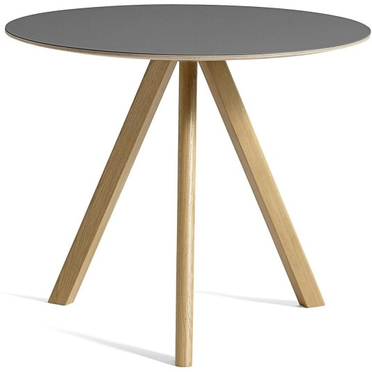 Hay CPH 20 2.0 Bord Ø90 cm Vannbasert lakkert Eik / Grå