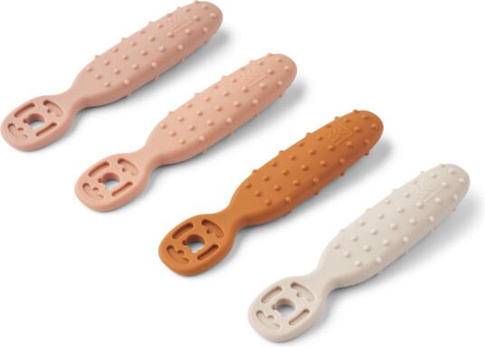 Liewood Caelia Læreskje til Baby 4 pk. Rosa Multimiks