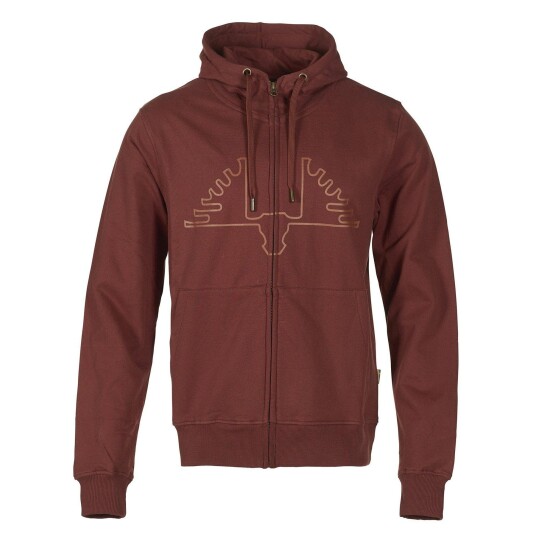 Swedteam Ultra Hoodie med glidelås Herre Mørk Oransje XS