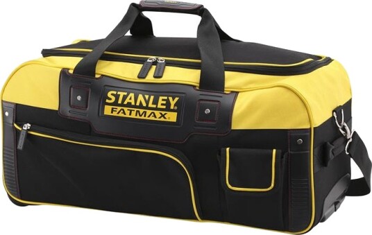 Stanley Fmst82706-1 Duffel-Bag Svart Gult Stoff 2 Hjul Rullehjul Glidelås Stanley Fmst82706-1 Duffel-Bag Svart Gult Stoff 2 Hjul Rullehjul Glidelås