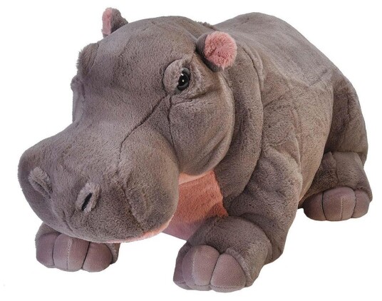 Wild Republic Cuddlekins Jumbo Kosedyr   76 cm   Flodhest