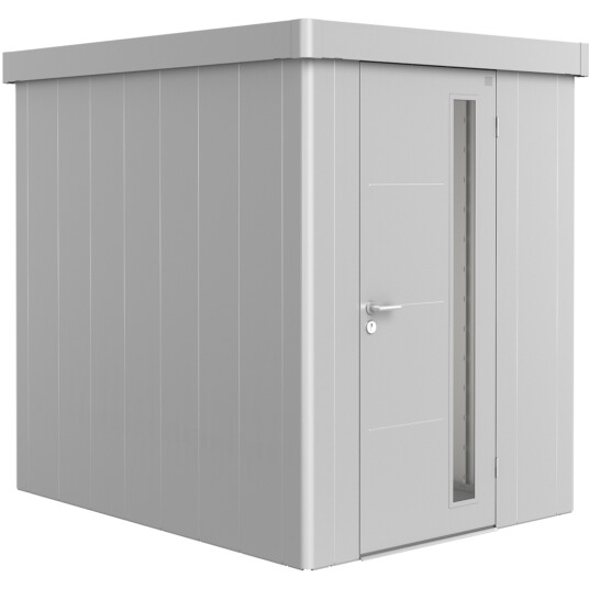 BIOHORT REDSKAPSBOD NEO 2A STD. DØR SØLV METALLIC BIOHORT REDSKAPSBOD NEO 2A STD. DØR SØLV METALLIC