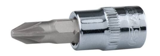 Ks Tools 918.1448, Stikkontakt, 1/4", 1 Hoder, Kromvanadiumstål, Din 3120, Iso 1174, 20 G