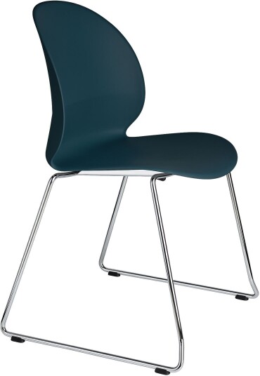 Fritz Hansen - N02-20 Recycle Dark Blue Spisestoler Nendo Blå Metall/plast