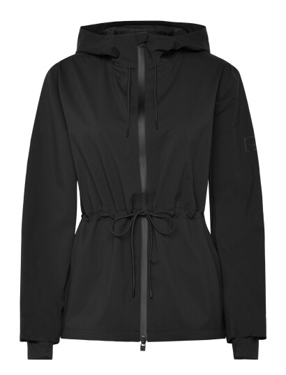 Rains Suva Hardshell String W Jacket W3 Black XS Rains Suva Hardshell String W Jacket W3 Black XS