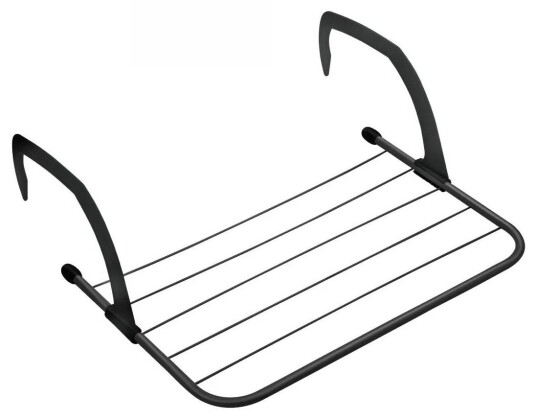 Jata HTEN2403 Tørrestativ til Radiator Foldbar 50x33x16cm Sort