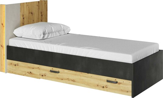 Rathmore Sengeramme 90x200 cm Svart