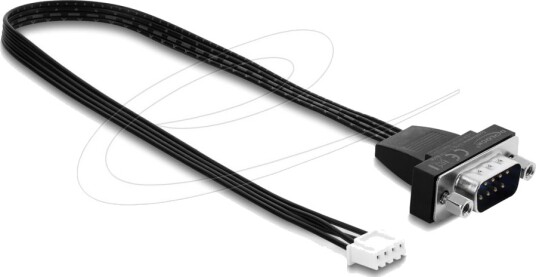Delock Serielt Tilkoblingskabel Rs 232 D Sub 9 Pin Hann Til Jst Xh 4 Pin Hun 25 Cm 91277