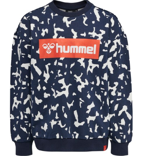 Hummel Collegegenser HmlDitz Black Iris 4 år 104 Collegegenser Blå