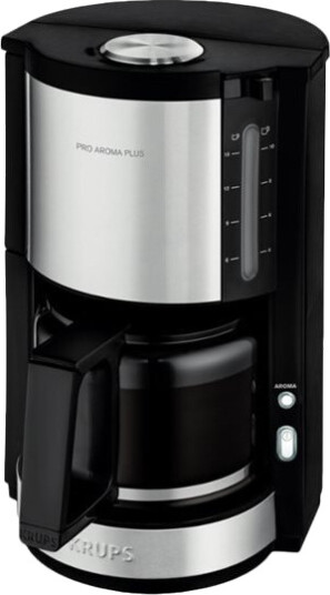 Krups Pro Aroma Plus Km 3210 Kaffemaskin 15 Kopper Rustfritt Stål / Svart Krups Pro Aroma Plus Km 3210 Kaffemaskin 15 Kopper Rustfritt Stål / Svart