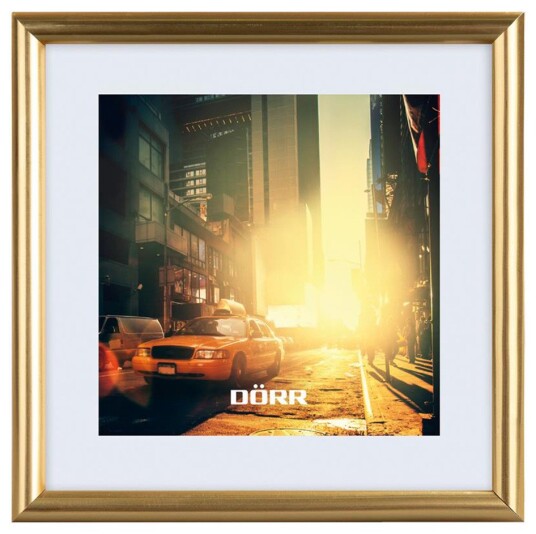 DÃRR New York Square Billedramme Plast 20x20cm Gull