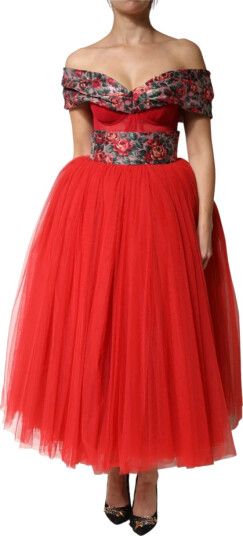 Dolce & Gabbana Dame Kjoler Rød L, Dolce & Gabbana Dame Kjoler Rød L,