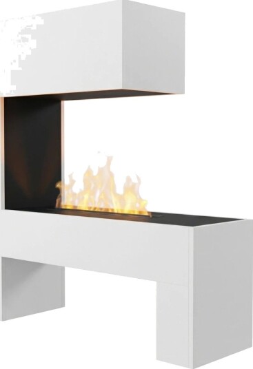 Glow Fire Elektrisk Peis Mozart OMC 600 - Hvit