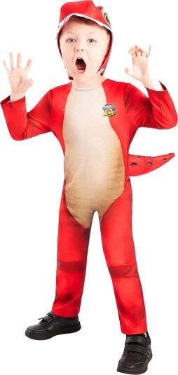 Rubies Kostymer Paw Patrol Dino Film Rabarbra Rubies 3 4 år (98 104) Kostymer Beige Rød
