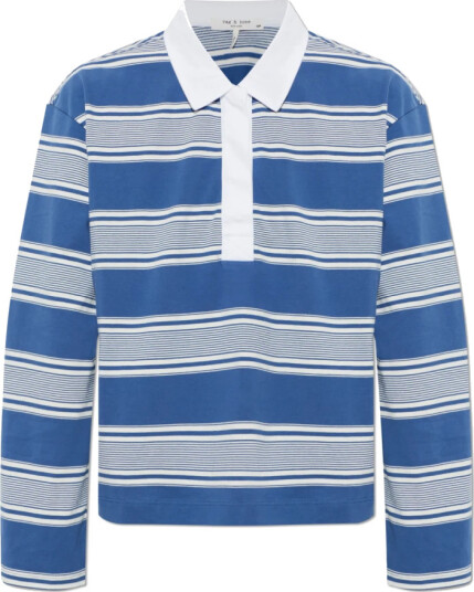 Rag & Bone Dame Topper Blå L, Rag & Bone Dame Topper Blå L,