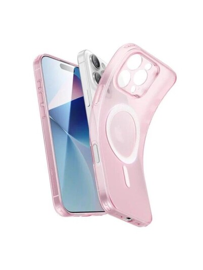 ESR Zero Clear Case HaloLock for iPhone 16 Pro pink