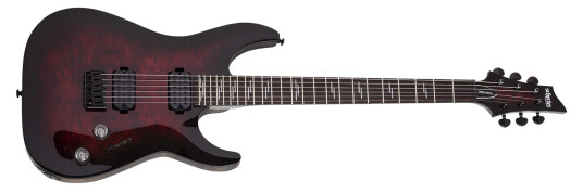 Schecter Omen Elite-6 Svart Cherry Burst Bchb Svart Cherry Burst