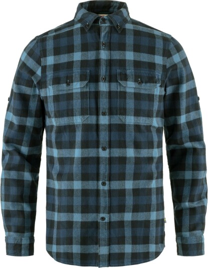 Fjellreven Men's Skog Shirt Indigo Blue-Dark Navy L