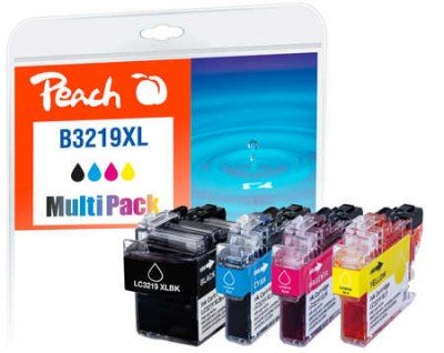 Peach Pi500-245 Sort Cyan Fiolblå Gult 68 Ml 17 Ml 4 Stykker 3000 Sider Multipakke