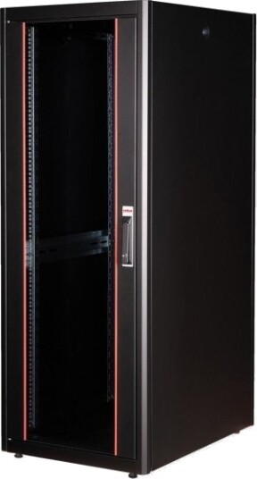 Roline 26.21.0207 Frittstående Hylle 32U 600 Kg Rack Skinner Justerbare Bein 68 Kg