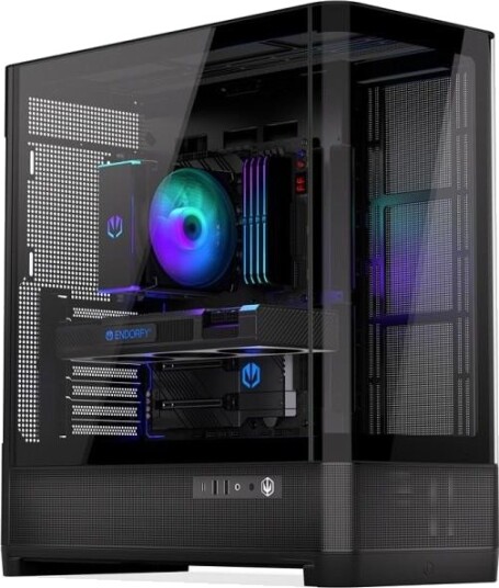 Endorfy Aquarius 8000 Flex E-ATX Herdet glass Svart