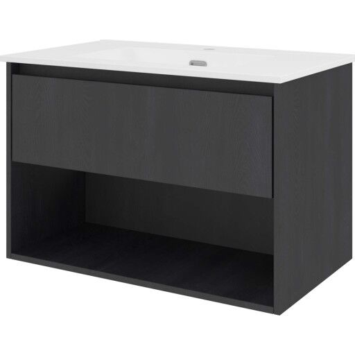Sanibell Proline møbelpakke 81x46 cm sort eik