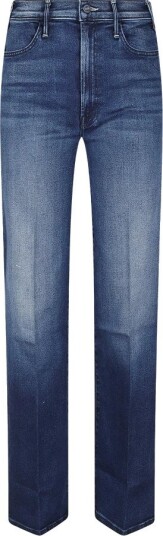 Mother Dame Jeans Blå W28,