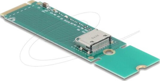 Delock M.2 Key M Til 1 X Oculink Sff-8612 Omformer