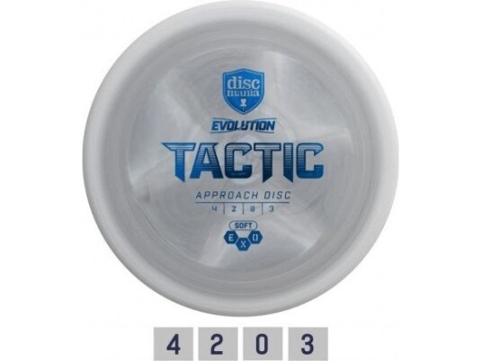 Discmania Discgolf Discmania Mellomtone Drivere Soft Exo Tactic Evolution Grey 4/2/0/3
