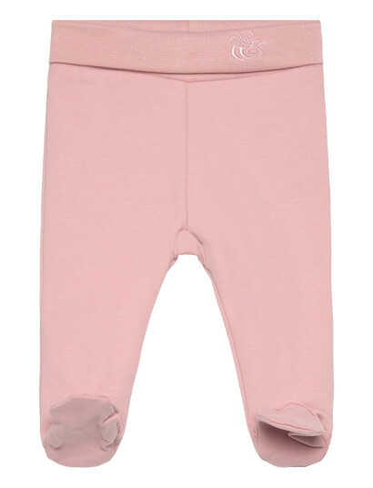 Fixoni Leggings W.feet Solid Pink 50