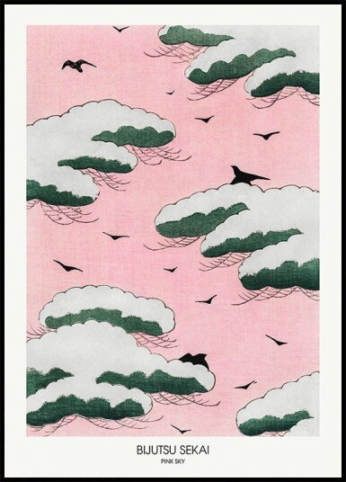 Pink Sky Plakat Plakat / 50x70cm Pink Sky Plakat Plakat / 50x70cm
