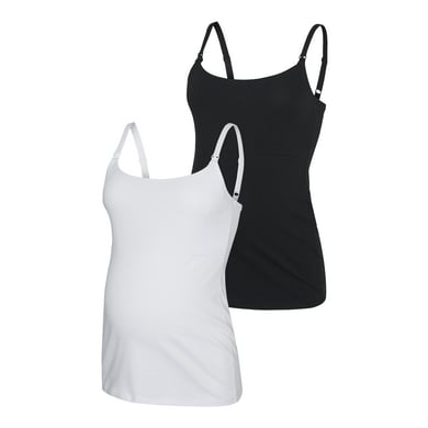Mamalicious Kerrie Black Sykepleierskjorte 2-Pakning XL