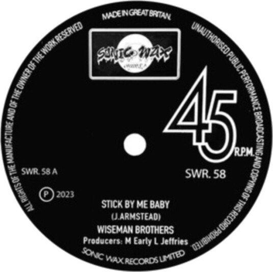 Wiseman Brothers Stick By Me Baby Uk Vinyl
