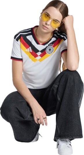 Adidas Performance Dfb H Jsy W   White   XS