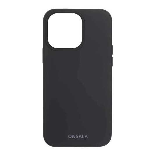 ONSALA Mobiltelefondeksel Silikon Svart iPhone 13 Pro
