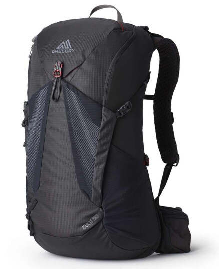 Gregory Zulu 30L Volcanic Black S/M Ryggsekk Herre