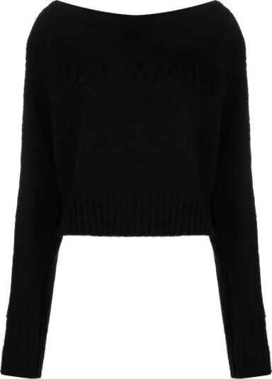 Balmain Dame Strikkevarer Svart S, Balmain Dame Strikkevarer Svart S,