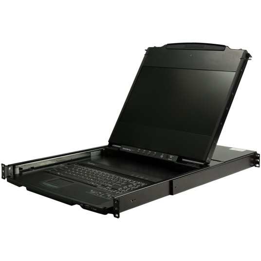 STARTECH 17IN HD RACKMOUNT KVM CONSOLE DUAL RAIL 1080P KVM DVI/VGA RACK