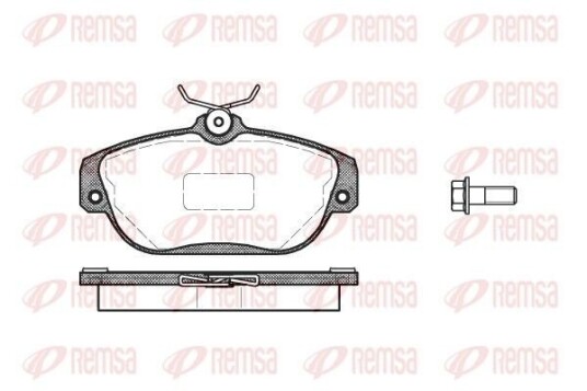 Bremseklosser REMSA 0368.10 Bremseklosser REMSA 0368.10